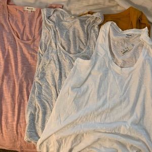 Multiple Madewell tanks and tees